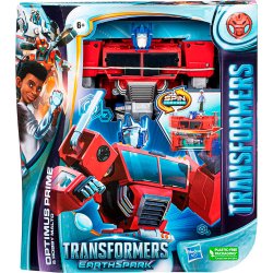 Transformers EarthSpark Spin Changer Optimus Prime with Robby Malto Figure, 6 År