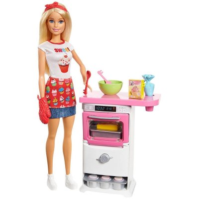 Barbie Cooking & Baking Chef Storytelling Doll and Play Set